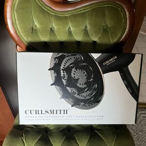 Curlsmith Black Hair Dryer & XXL Diffuser New in box